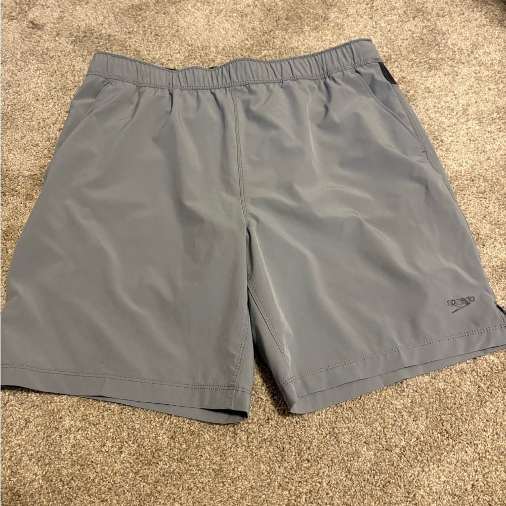 Speedo Men's Athletic Shorts in Gray